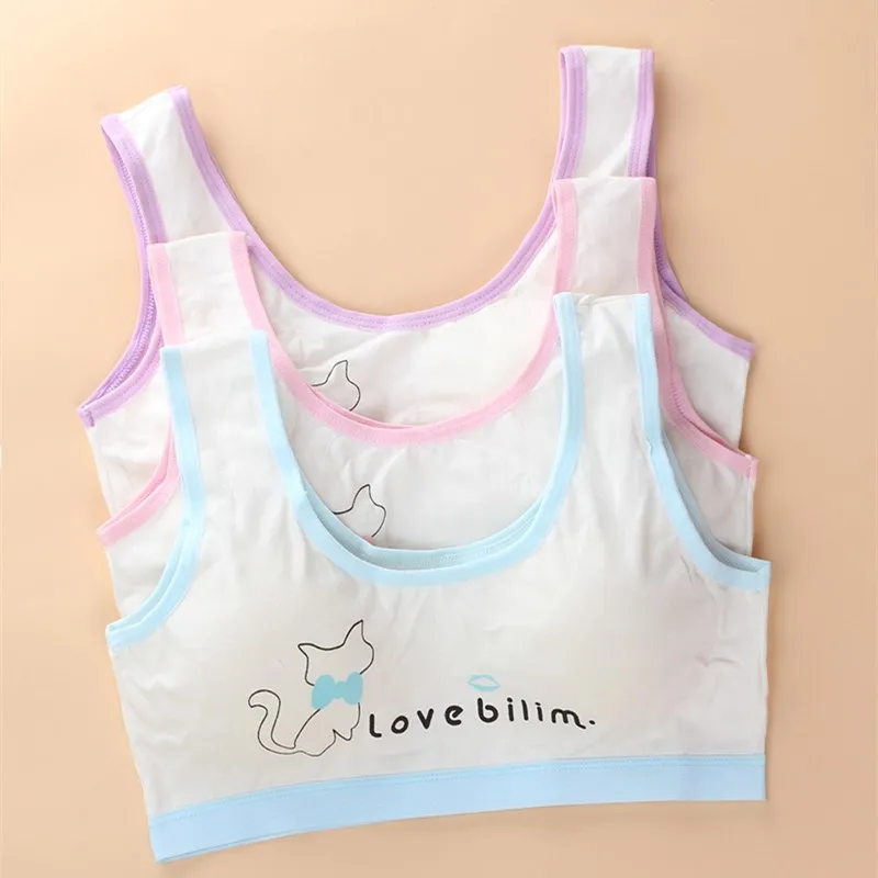5 шт./Лот спортивные бюстгальтеры для девочек 8-16 лет | Мать и ребенок