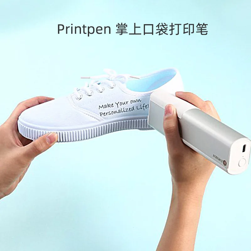 

PrintPen Portable Handheld Bar Label QR Code Logo Tattoos inkjet Printer Pen Mini Mark on Skin Paper Glass Mini Marker