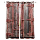 Деревянная дверь краска ретро шторы для гостиной спальни обработка окна жалюзи занавески современные кухонные шторы