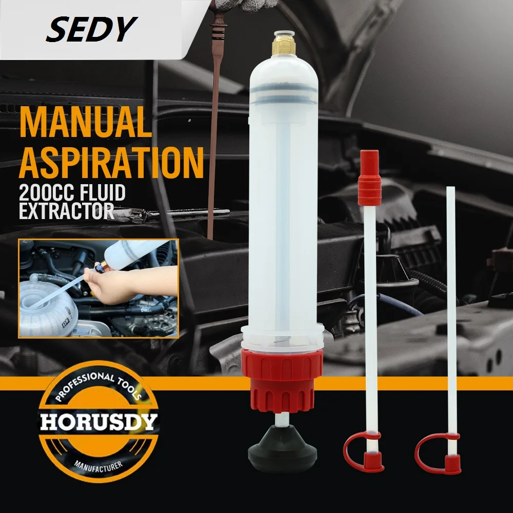 SEDY 200cc экстрактор масляной жидкости и наполнение шприца бутылка перекачки ручной насос автомобильный экстрактор жидкости автомобильный топливный насос автомобильный Стайлинг