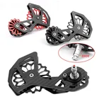 Карбоновый дорожный велосипед, керамический задний переключатель передач 17T, направляющее колесо шкива для Shimano R5800 R6800 R7000 Ultegra R8000 SRAM Force RED