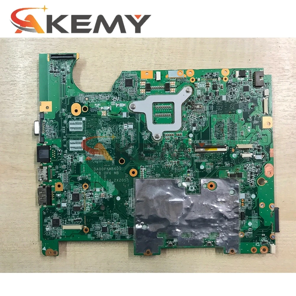 

AKemy DA00P6MB6D0 Laptop motherboard For HP Pavillion CQ61 G61 GL40 Mainboard DA00P6MB6D0 DDR3