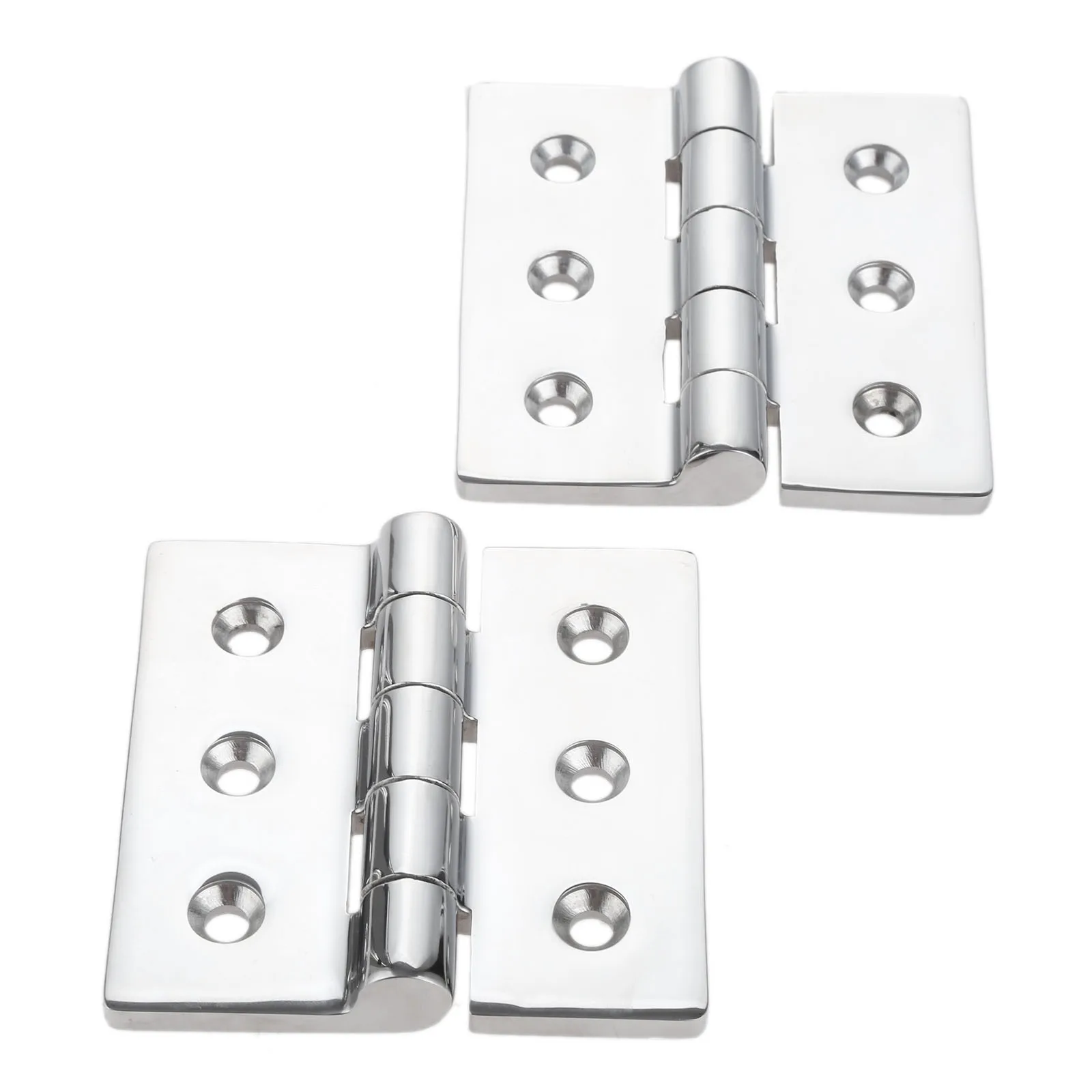 SURIEEN 1 шт. морской 304 Нержавеющая сталь Heavy Duty квадратная Петля 100*100*6 3mm 4*4*0 25 дюймов