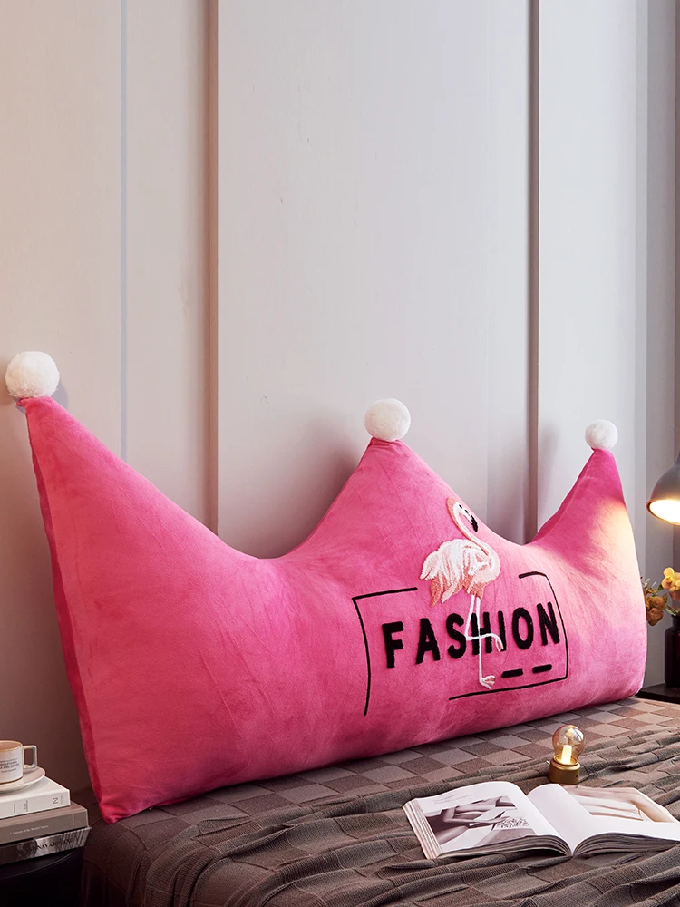 Ins Корона кровать длинная подушка моющаяся Большая искусственная для кровати