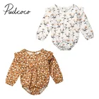 2019 детская весенне-осенняя одежда для новорожденных девочек боди с длинным рукавом с оборками комбинезон Женская Повседневная одежда Комбинезоны
