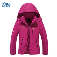 trvlwego high quality women men travel trekking camping hiking jacket colorful warm waterproof windproof breathable camping coat