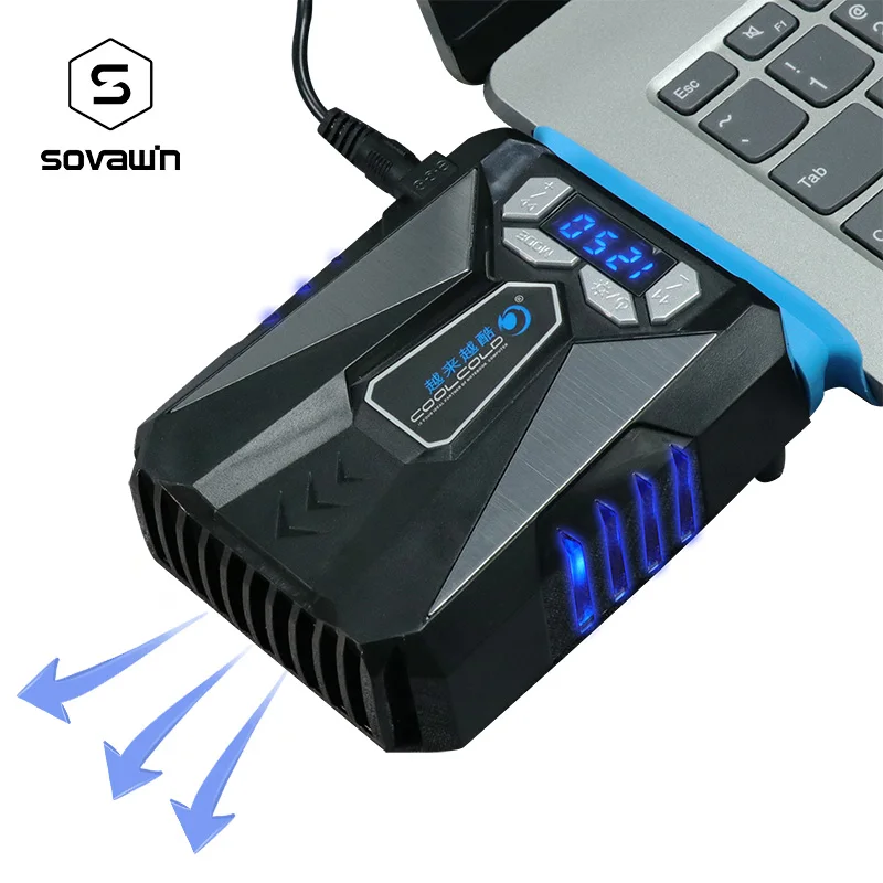 Портативный охлаждающий вентилятор ноутбука для USB Air exeding Универсальный Lap Top