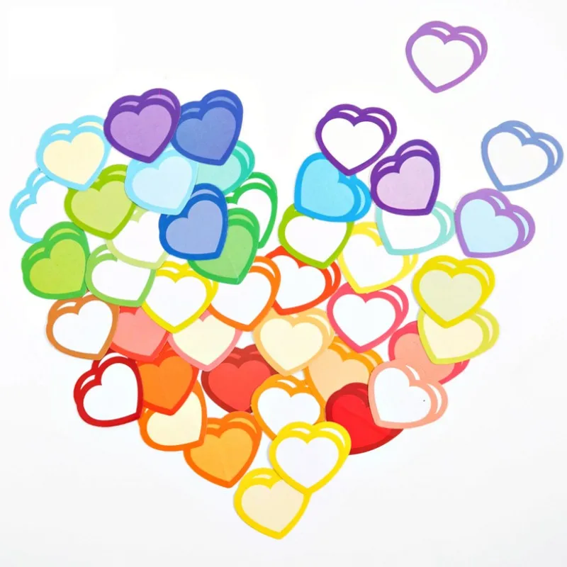

45pcs Boxed sticker clolorful Love blank decoration Scrapbooking material rainbow DIY stationery 45MM