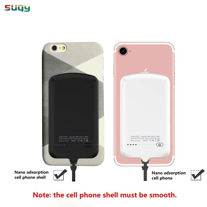 Чехол для iphone 5 5g 5s 5c se 6 6s 7 8 X зарядное устройство чехол для iphone 6 plus 6s plus 7plus 8plus Externa de Celular чехлы