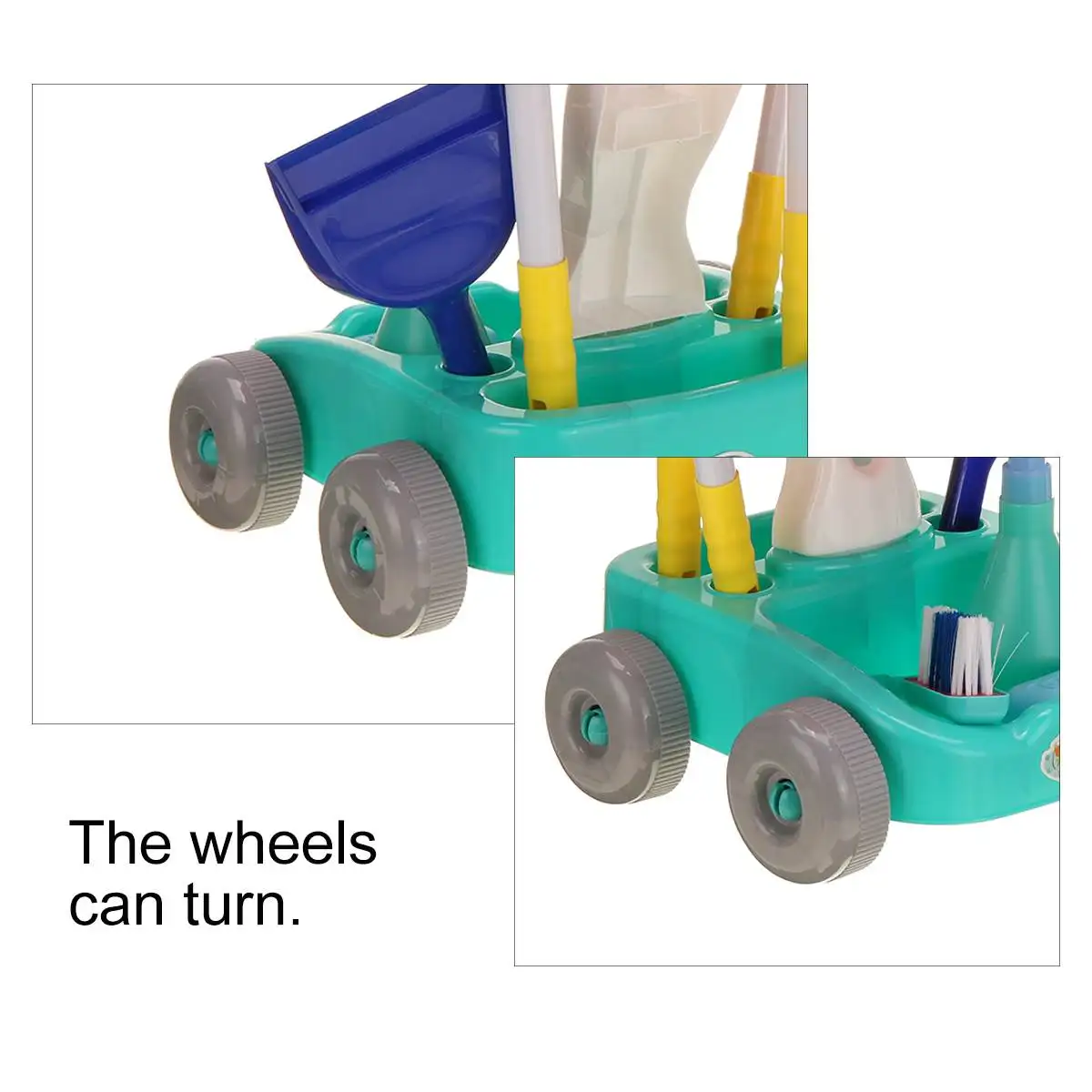 

Mini Broom Mopping Cart Toy Set Child Cleaner Cleaning Tool Play Children Simulation Household Educational Toys Housekeeping