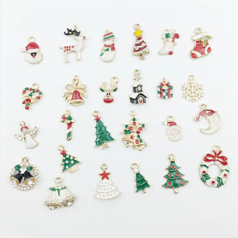 10 шт. креативные рождественские подвесные орнаменты металлические поделки для