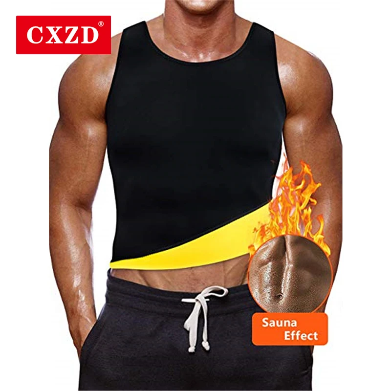 CXZD пояс для похудения живота Для мужчин жилет Body Shaper сжигание жира на животе Вес
