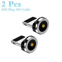 magnetic plug micro usb type c 8 pin lighting adapter usb plug only magnetic plug for round head 2 4a magnetic cable plug
