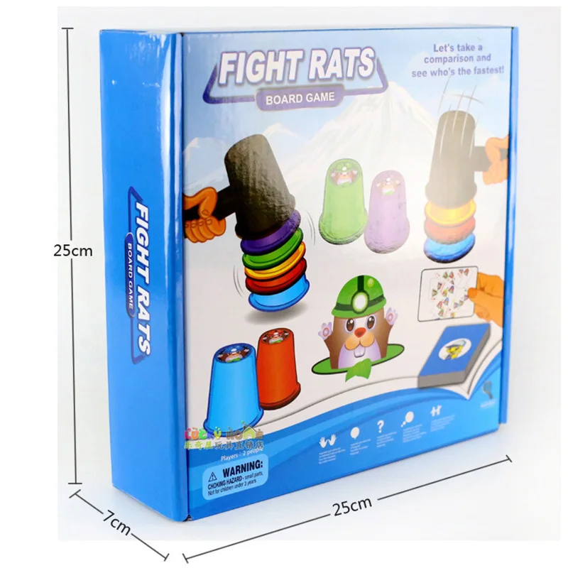 Fight Rats Board Game Family/Party Parents with Children Interaction Funny With English Instructions | Спорт и развлечения