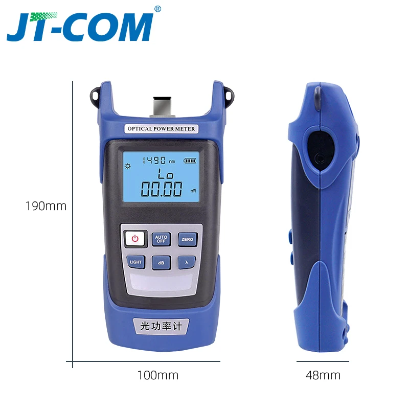 Fiber Optic Tester Optical Power Meter -70 + 10dBm and Visual Fault Locator VFL 10km 30km Optical fiber tester -50 + 26dBm