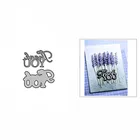 Новый ТЕНЬ спасибо кружевные слово самостоятельного изготовления пресс-форм 2021 металлический Трафаретный вырубной штамп для Скрапбукинг и изготовления открыток Декор тиснение нет штампов