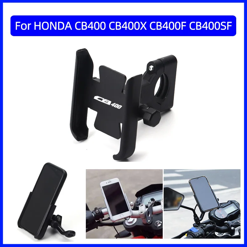 

For HONDA CB400 CB400X CB400F CB400SF Motorcycle handlebar Mobile Phone Holder GPS stand bracket