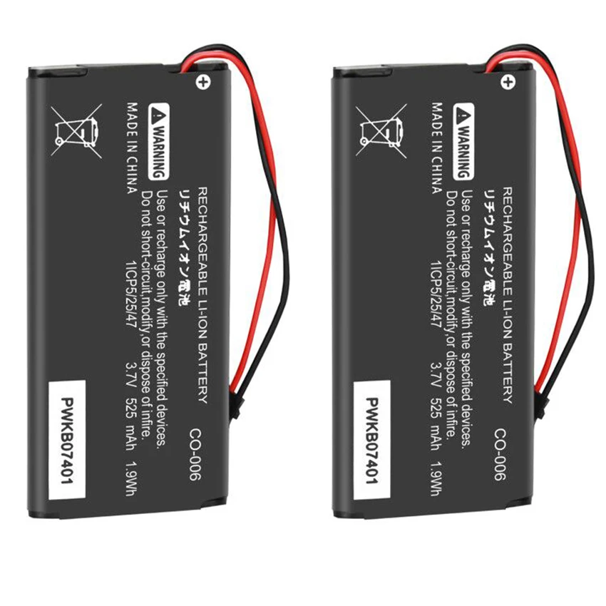 Batteria per Controller Nintendo Switch HAC-015 HAC-016 agli ioni di litio da 2 pezzi 525mAh HAC-006 58