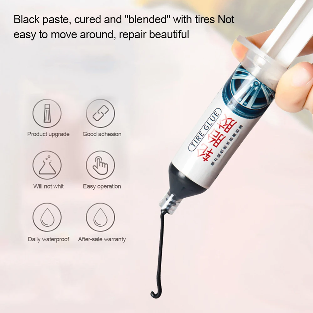 30ml Auto Tire Repair Adhesive Patches Glue Bicycle Car Tyre Cement Tool |