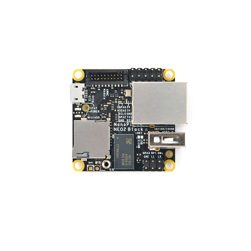 Плата разработки NanoPi NEO2 Black alli H5 четырехъядерный 64-битный A53 гигабитная сетевая