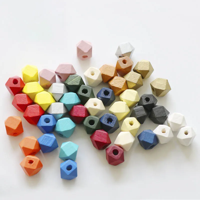 20 шт. бусины из натурального дерева для самостоятельного изготовления ювелирных