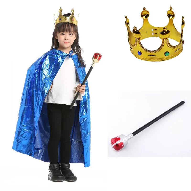 Детский плащ для девочек Королевский королевская принцесса реквизит ролевых игр