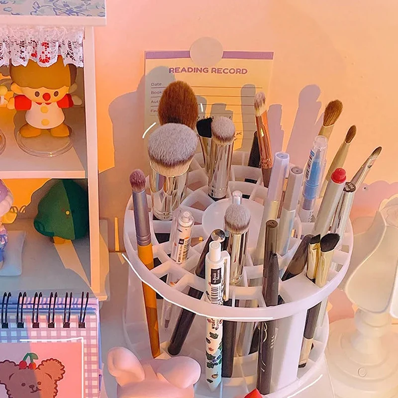 Multifunctional Cosmetic Make-up Brush Storage Box Table Organizer Make Up Tools Pen Makeup Nail Polish Holder | Красота и здоровье