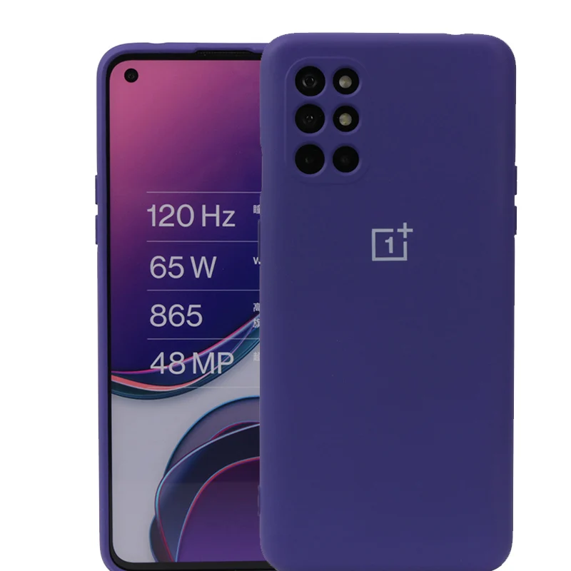 Оригинальный чехол Oneplus 8T из жидкого силикона мягкая отделка защитный детская