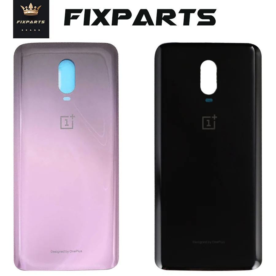 Чехол для аккумулятора Oneplus 6 6T Задняя стеклянная крышка One Plus задняя оконная