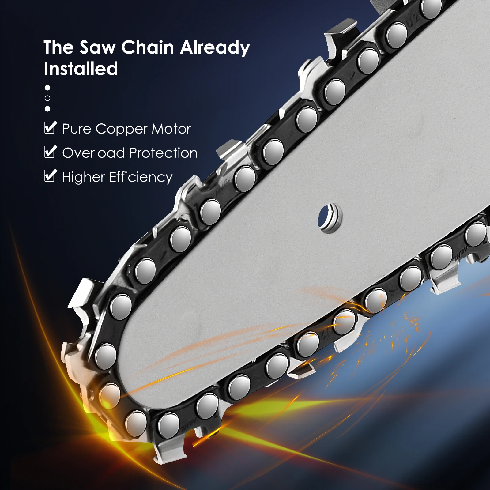 

Mini Chainsaws 4-Inch Cordless Electric Chain Saw Portable Handheld Electric Saw for Tree Branch Wood Cutter (Red 24V Chainsaw)