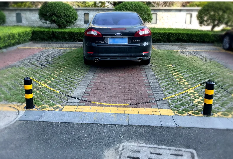 Пластиковая цепь для автомобильного замка парковки подвижная колонна