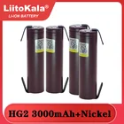 Аккумулятор Liitokala HG2 100%, 18650 ма ч, 3000 В, разряд 20 А, никелевый