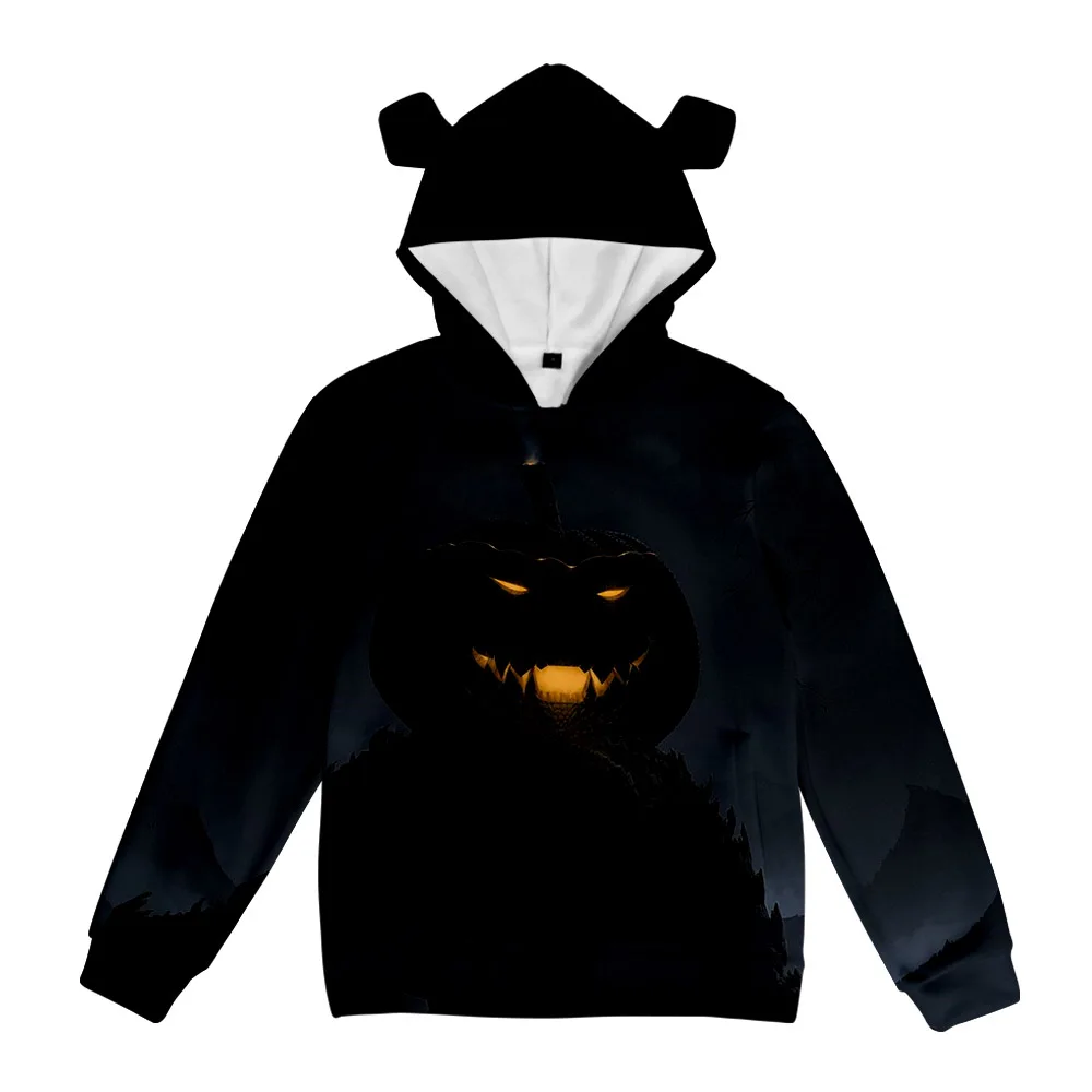 

All Hallows Day Pig Ear Hooded Sweatshirt Women/Men Clothes Casual Hoodie Sweatshirt FY00451X07