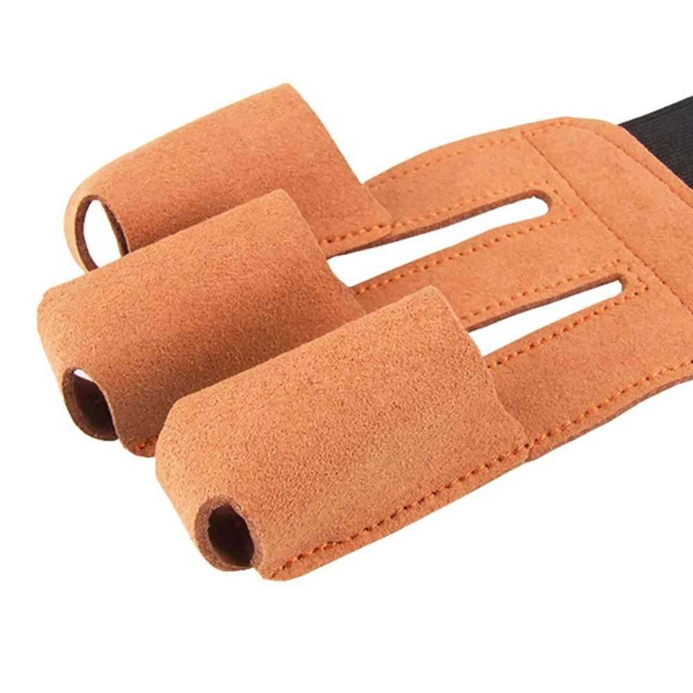 4 цвета стрельба Спорт из лука 3 пальца руки защитный Рисование Лук Защита стрелы