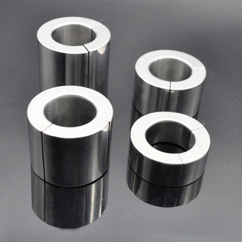 Стальное кольцо для пениса с магнитным замком эрект подвеска в виде мошонки