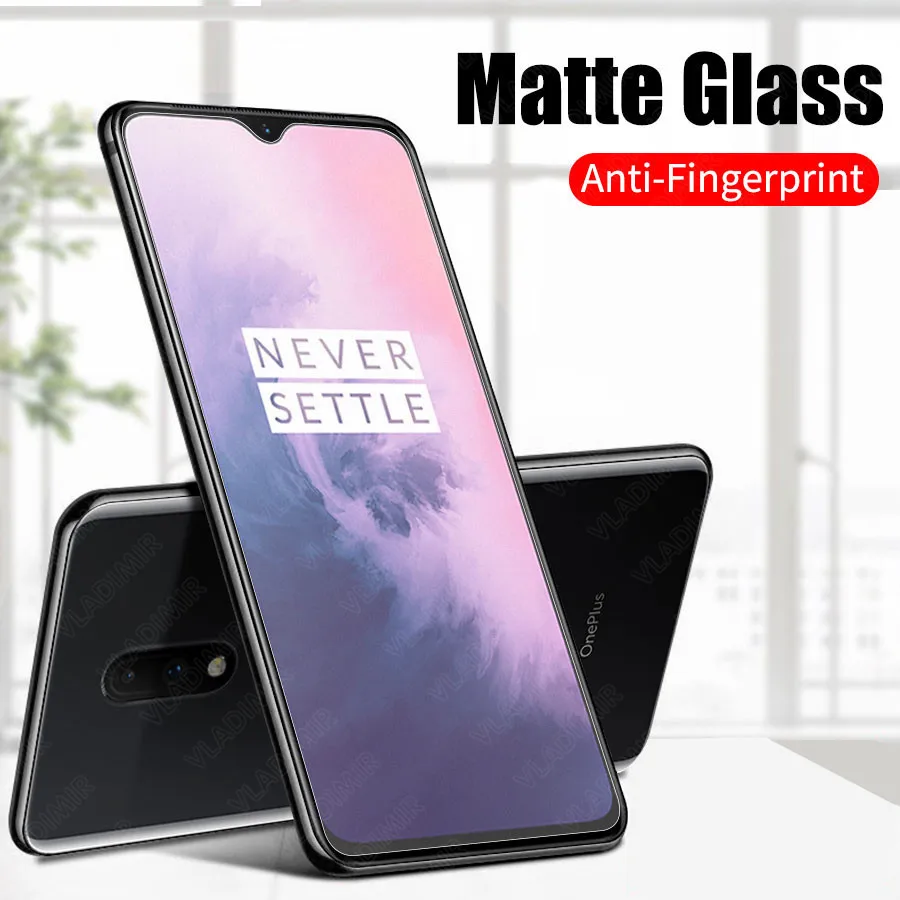 Матовое закаленное стекло 2.5D против следов от пальцев для OnePlus 7 7T 6 6T 5 5T |