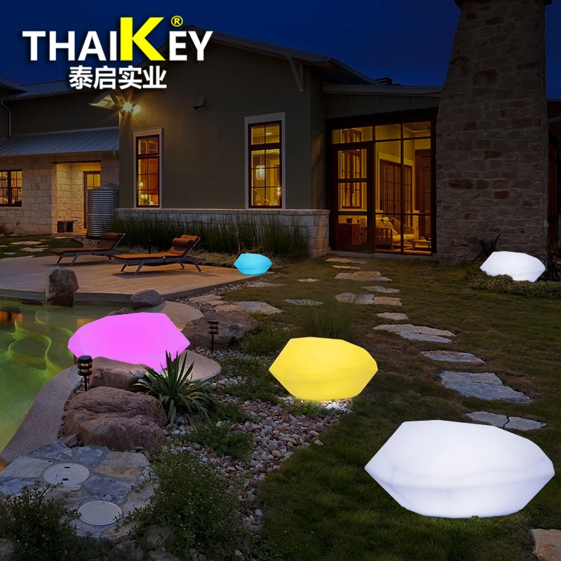 Лампы с солнечной батареей новинка лампа для бассейна шариков камней