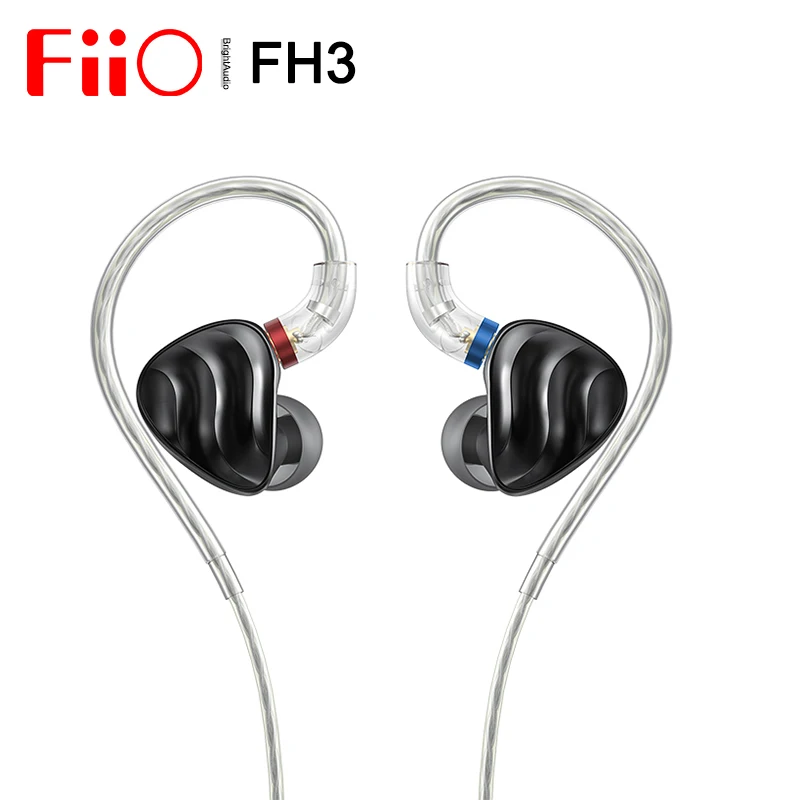 

Fiio FH3 2BA+1DD Knowles Beryllium-plated Dynamic Hybrid Driver In-ear Earphone IEM S.TURBO Acoustic Design Alloy Shell MMCX