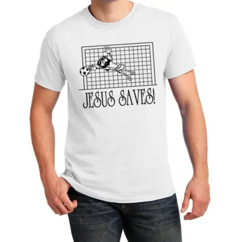 

Summer Fashion Hot Jesus Saves Soccers Tee Shirt Tee shirt
