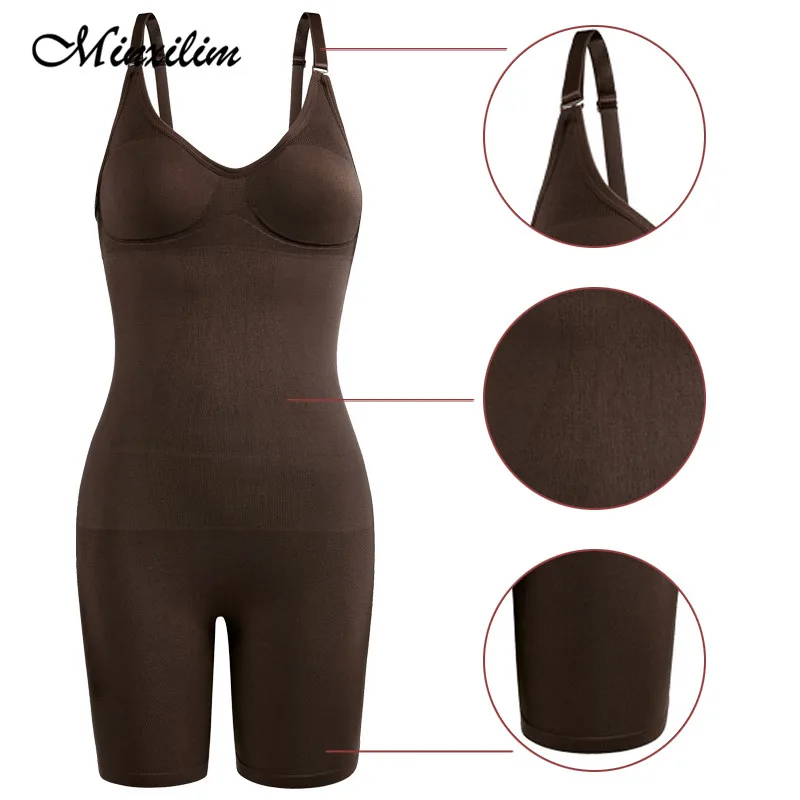 Full Body Shapewear Bodysuit Waist Trainer Slimming Sheath Tummy Control Flat Belly Push Up Seamless Corsets Women Shapers