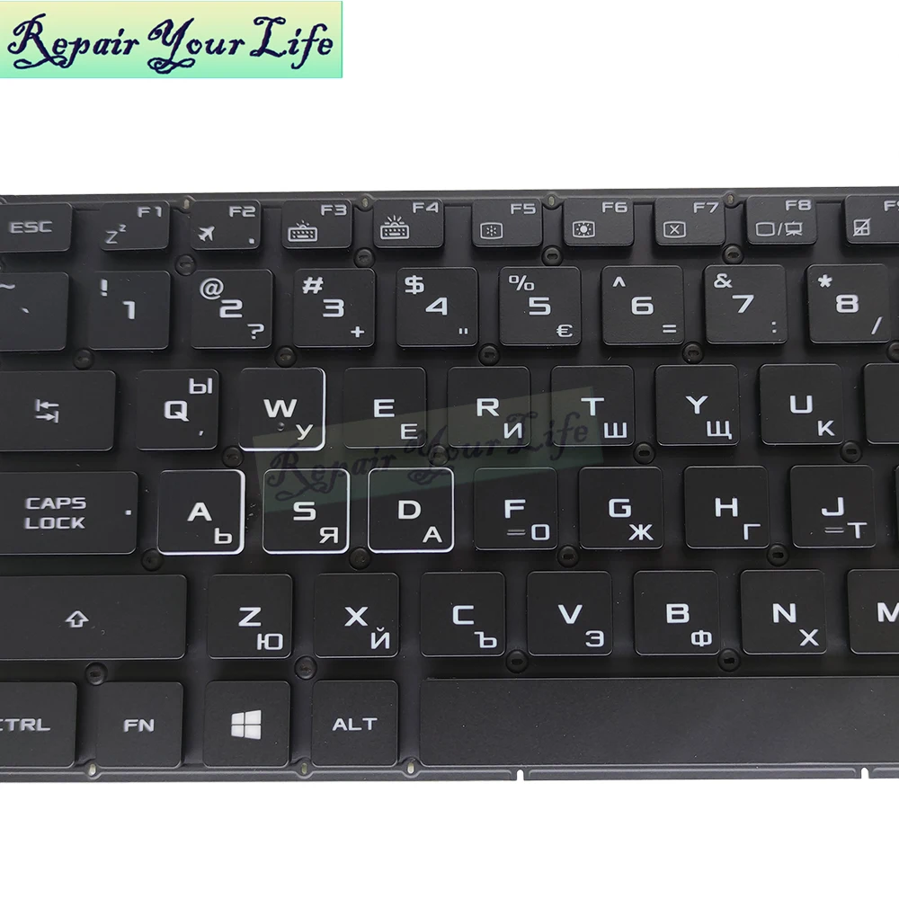 GL702 RGB подсветка Болгарская клавиатура для Asus Strix GL702V GL702VI BA036T ROG геймерская