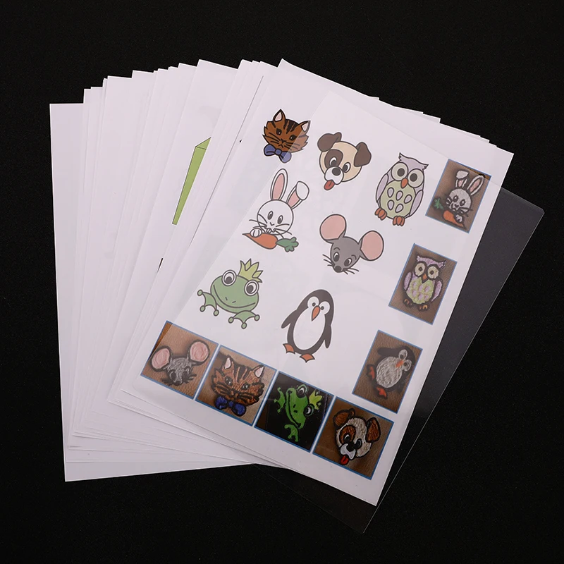 20 шт. специальная бумага рандомный Размер A4 рисунок 3D копировальная пластина для