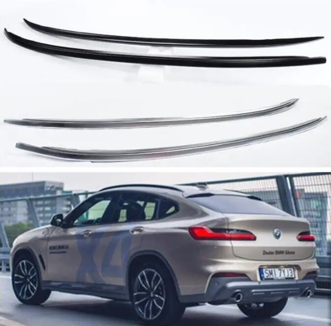 Монтажный багажник из алюминиевого сплава на крышу для BMW X4 G02 2019 2020 2021 (черный