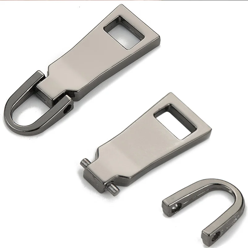 

1Pc 3#/5#/8# Detachable Metal Zipper Pullers for Zipper Sliders Head Zippers Repair for Backpack Coat Tab DIY Sewing Accessories