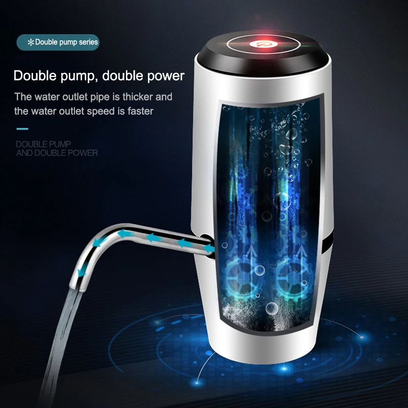 Портативный двойной насос сенсорный беспроводной Перезаряжаемый Электрический
