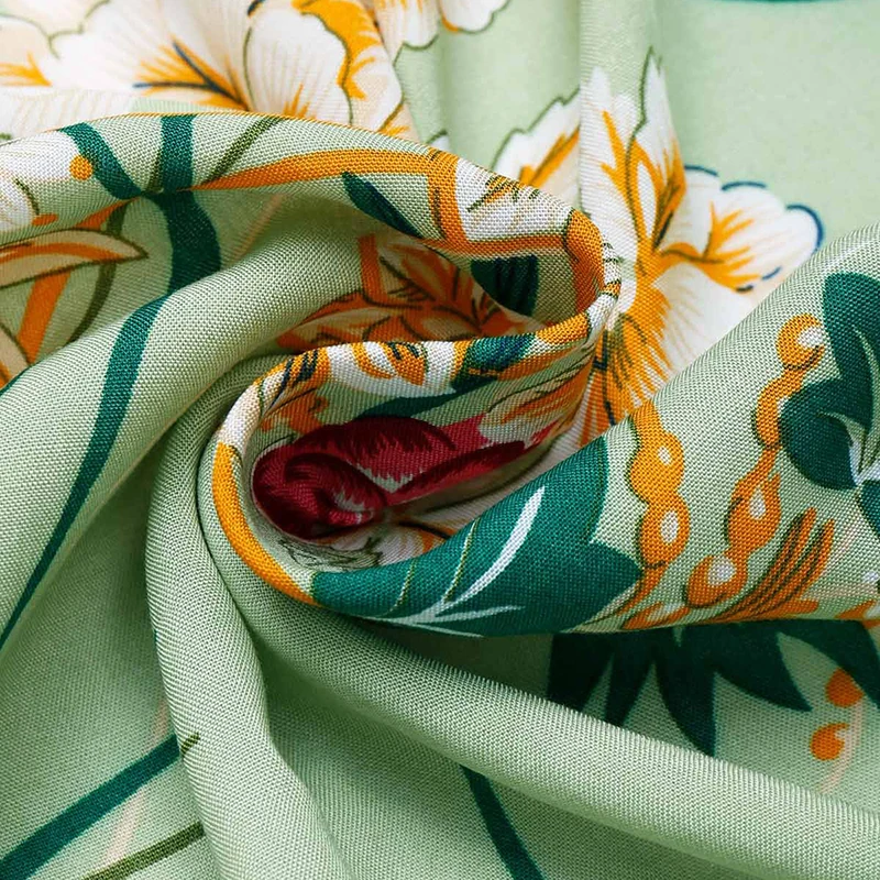 Женское летнее платье макси с цветочным принтом синее длинное хлопковое