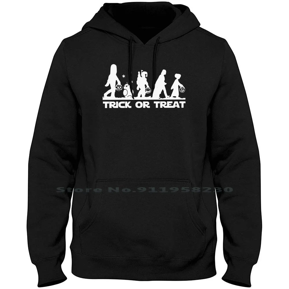 

Trick Or Treat Halloween Hoodie Sweater Cotton Trick Or Treat Halloween Popular Horror Trick Trend Treat Hall Tage Meme Tri Age