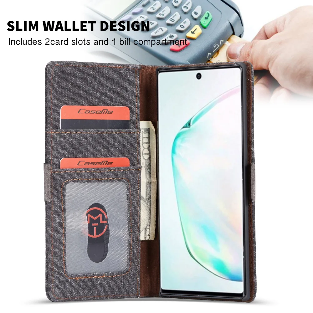 Чехол Me Jean, дизайнерский кожаный чехол для samsung Galaxy Note 10 Plus, кошелек, чехол с отделением для карт, карман для денег, чехол для телефона s, S6, S7, S8, S9, S10