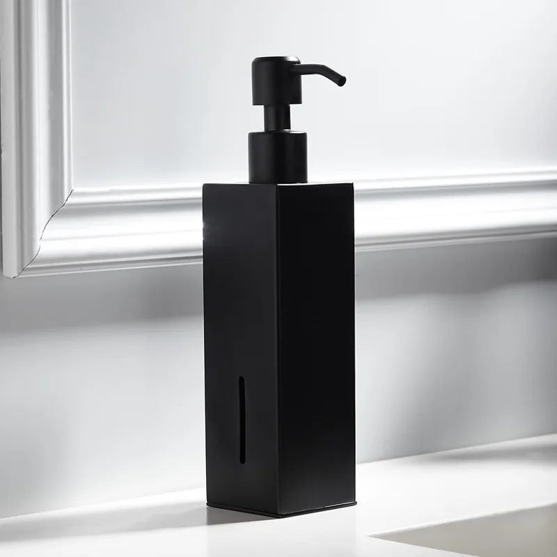 Balck Матовый держатель дезинфицирующего средства для рук 304 нержавеющая сталь