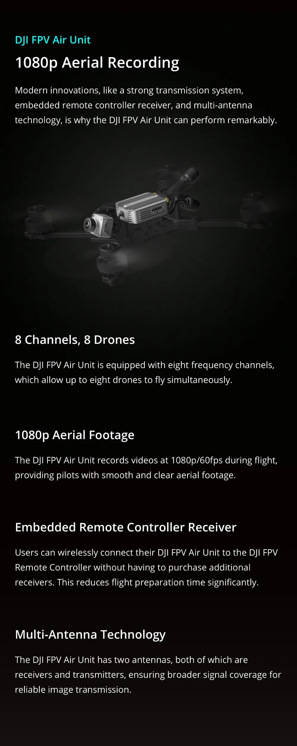 DJI FPV Experience Combo/FPV fly больше комбо включены FPV очки и FPV воздушный блок с новой цифровой системой FPV